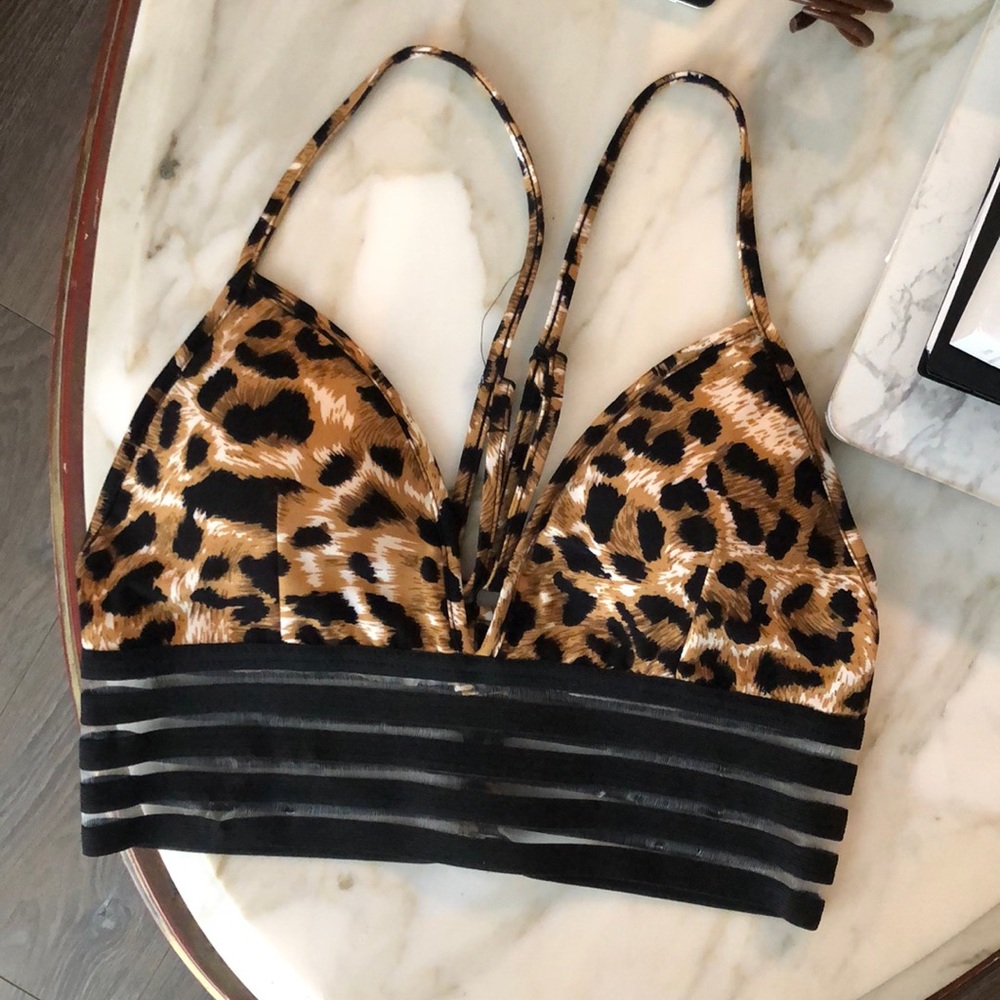 Cheetah Padded Sports Bra